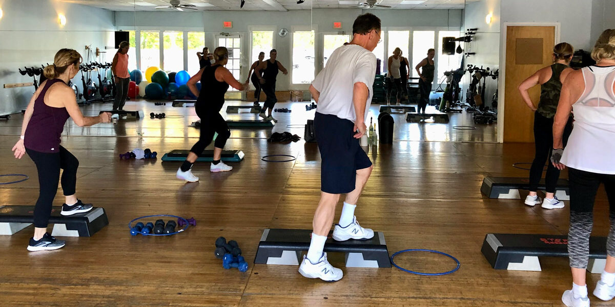 Muscle Mix Class in session at Baystate Fitness