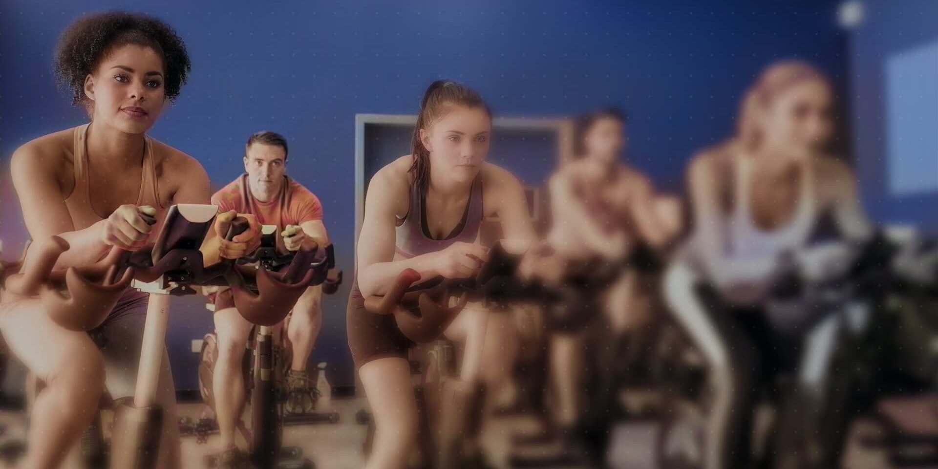Spin class at Baystate Fitness
